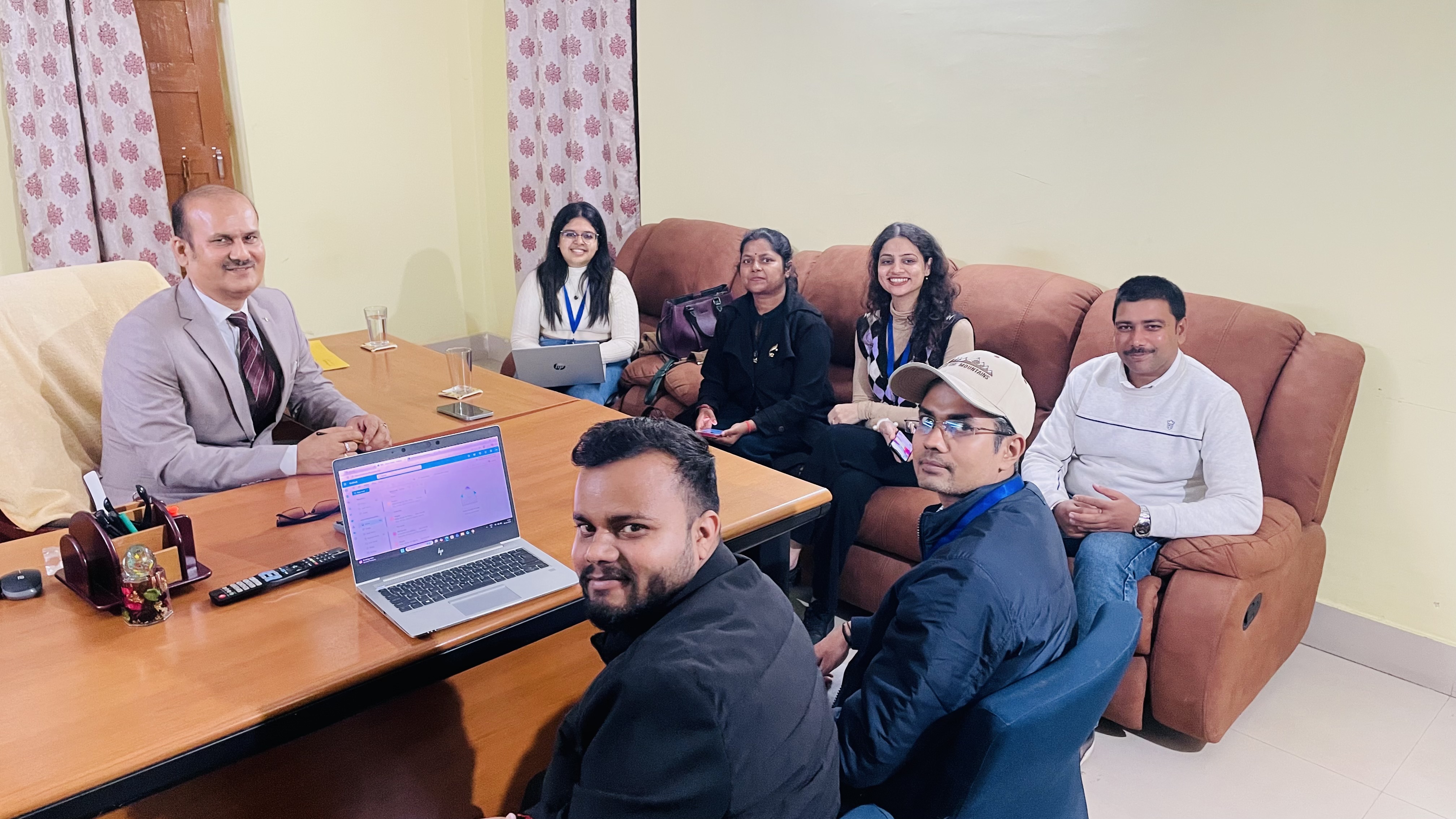 Praxus Techsolutions Pvt Ltd visited our campus for internship and job selections.