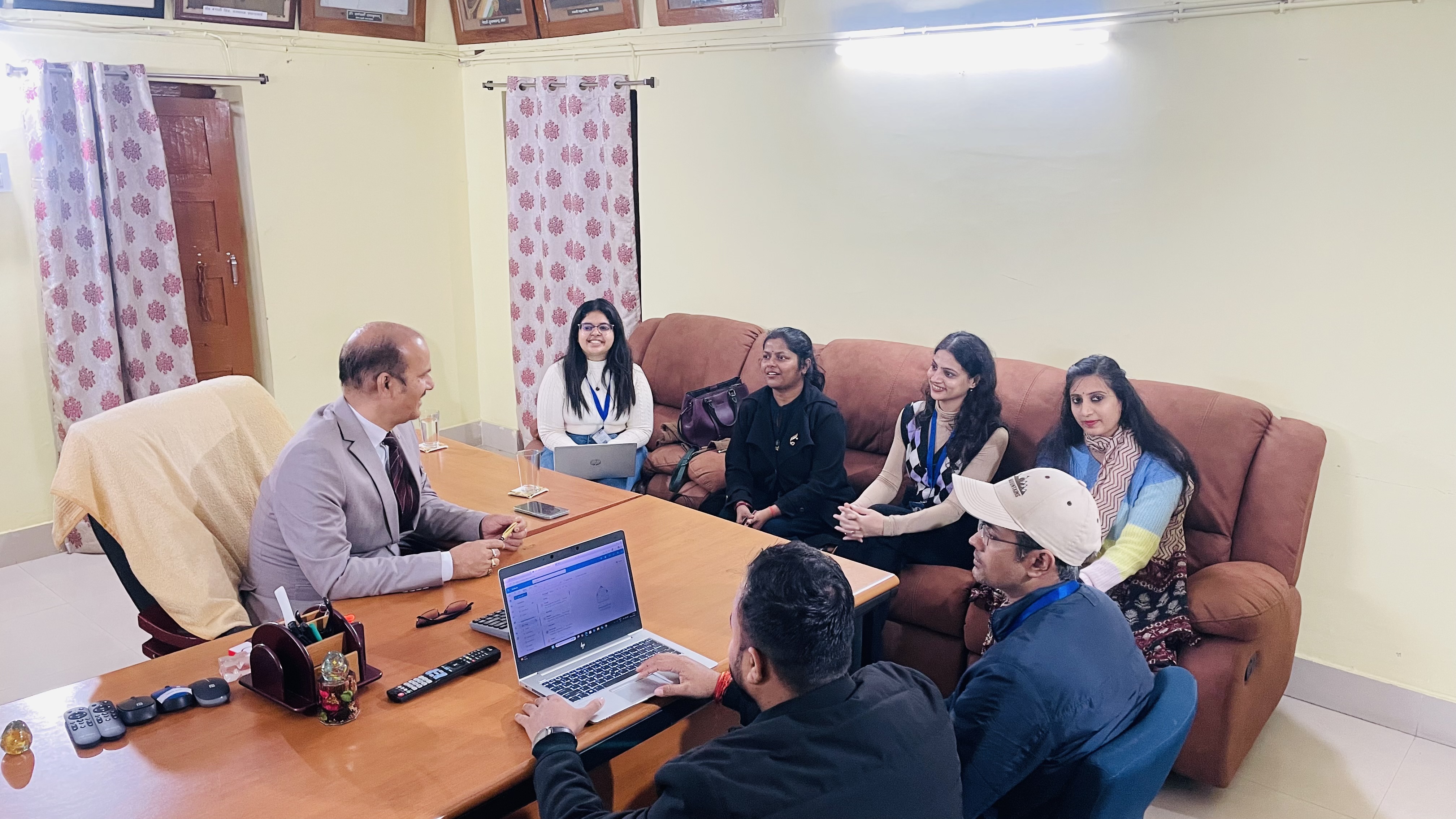 BCA students took the lead in the Praxus Techsolutions selection drive.