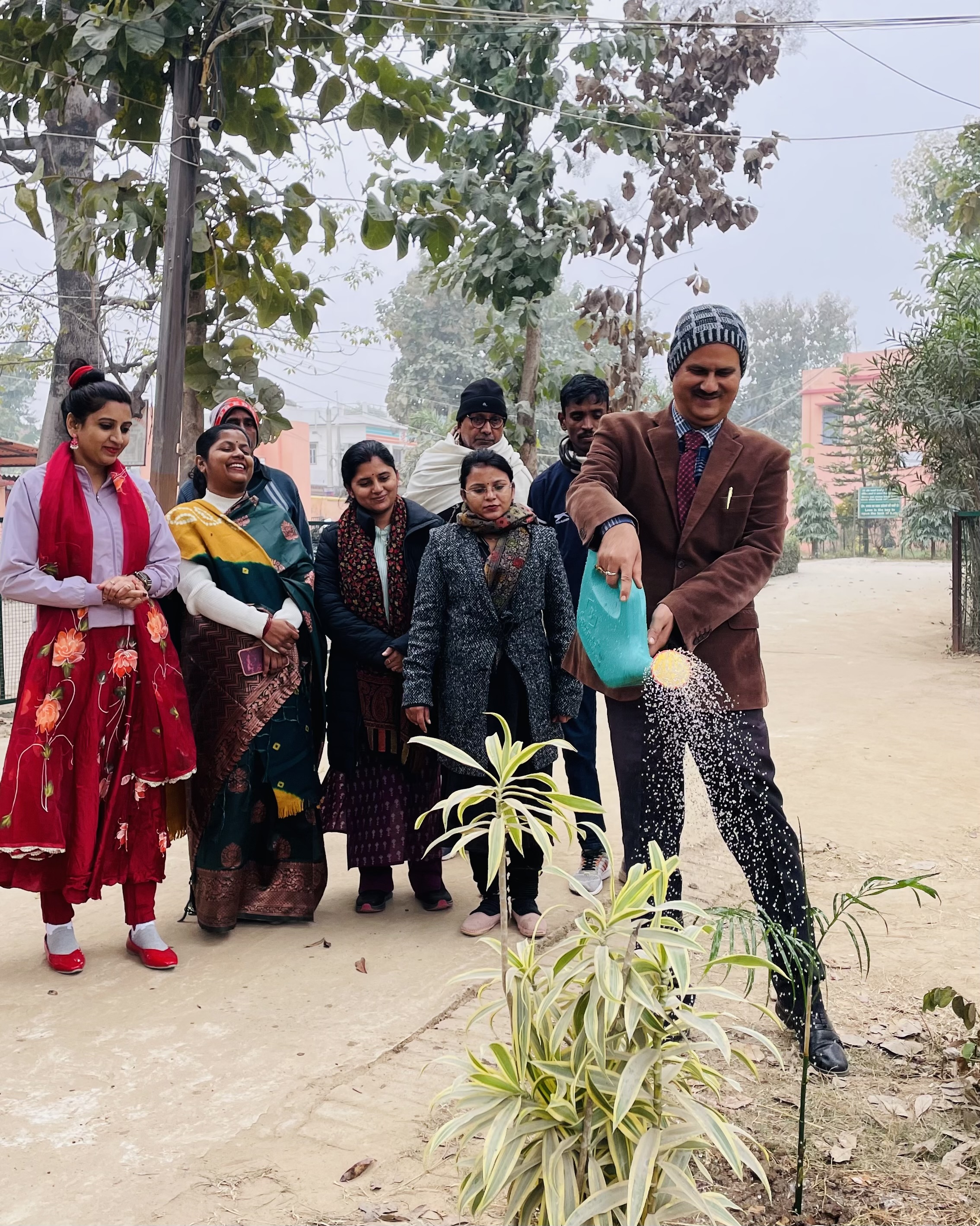 Dated 20 December 2025 Afforestation events in MD college Naubatpur organized by Taruwar Clubs or NSS (National Service Scheme) units to raise environmental awareness and contribute to local greenery. - Image 2
